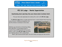 Tablet Screenshot of peidxlodge.com